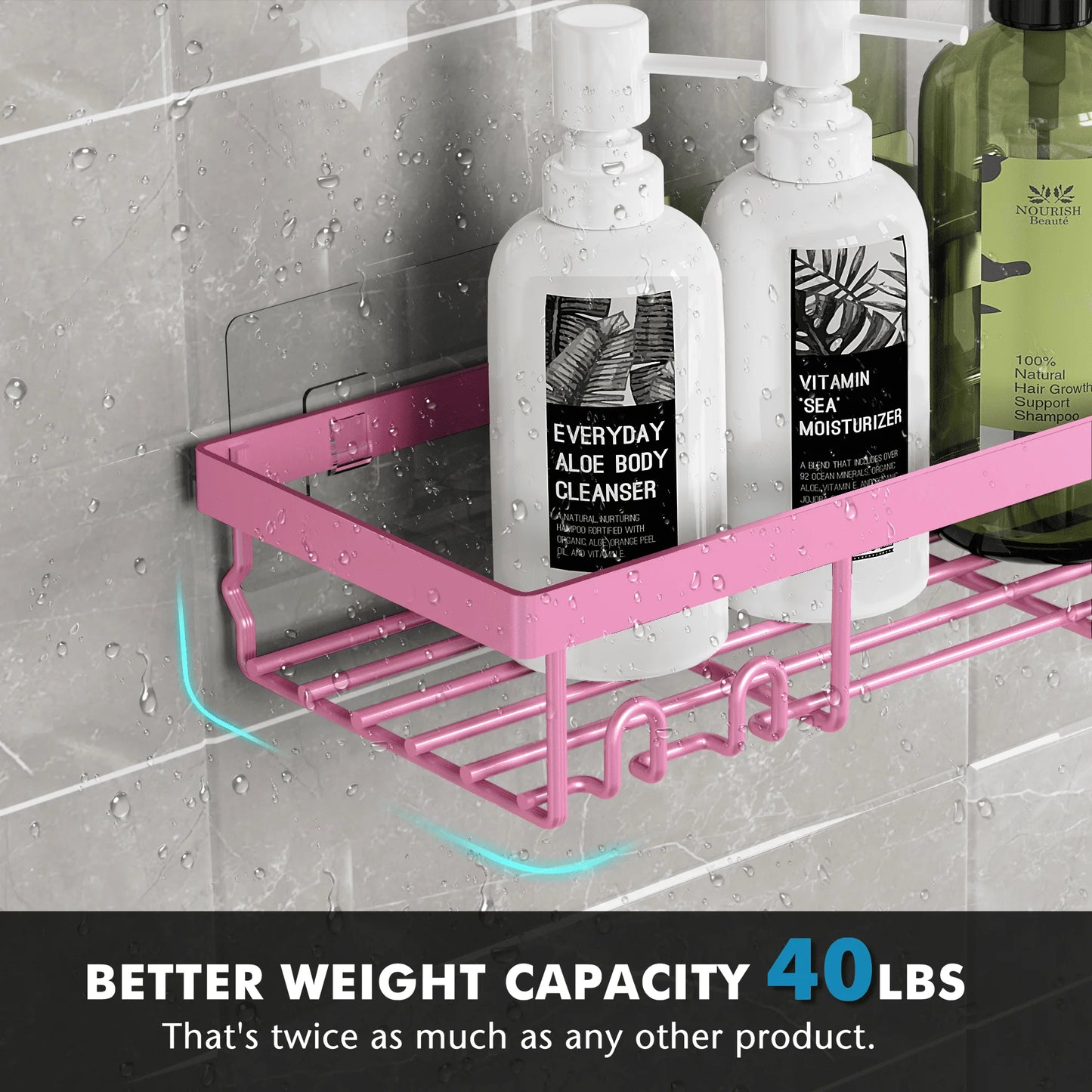 ShowerNest: No-drill Adhesive Self-Shower Set