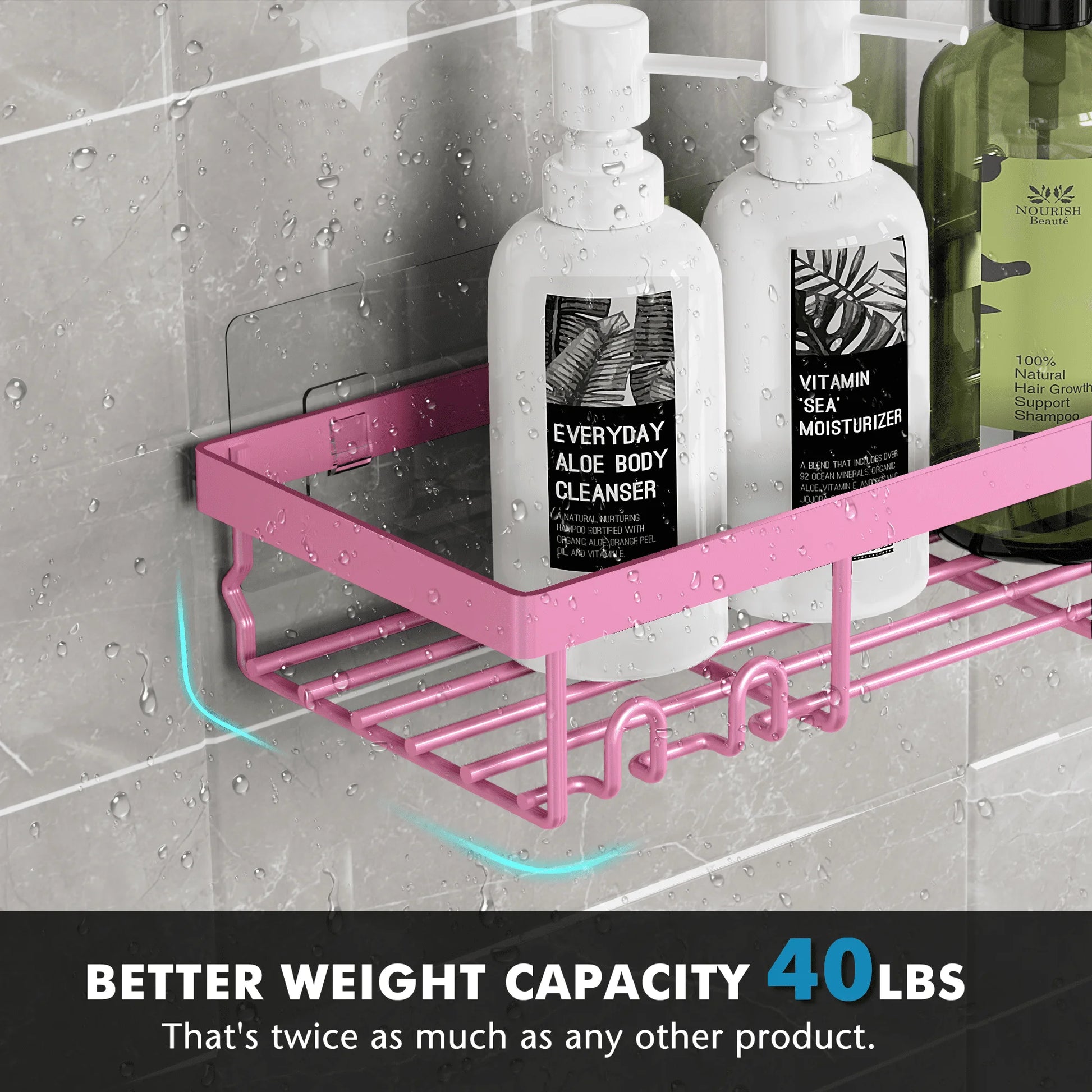 ShowerNest: No-drill Adhesive Self-Shower Set