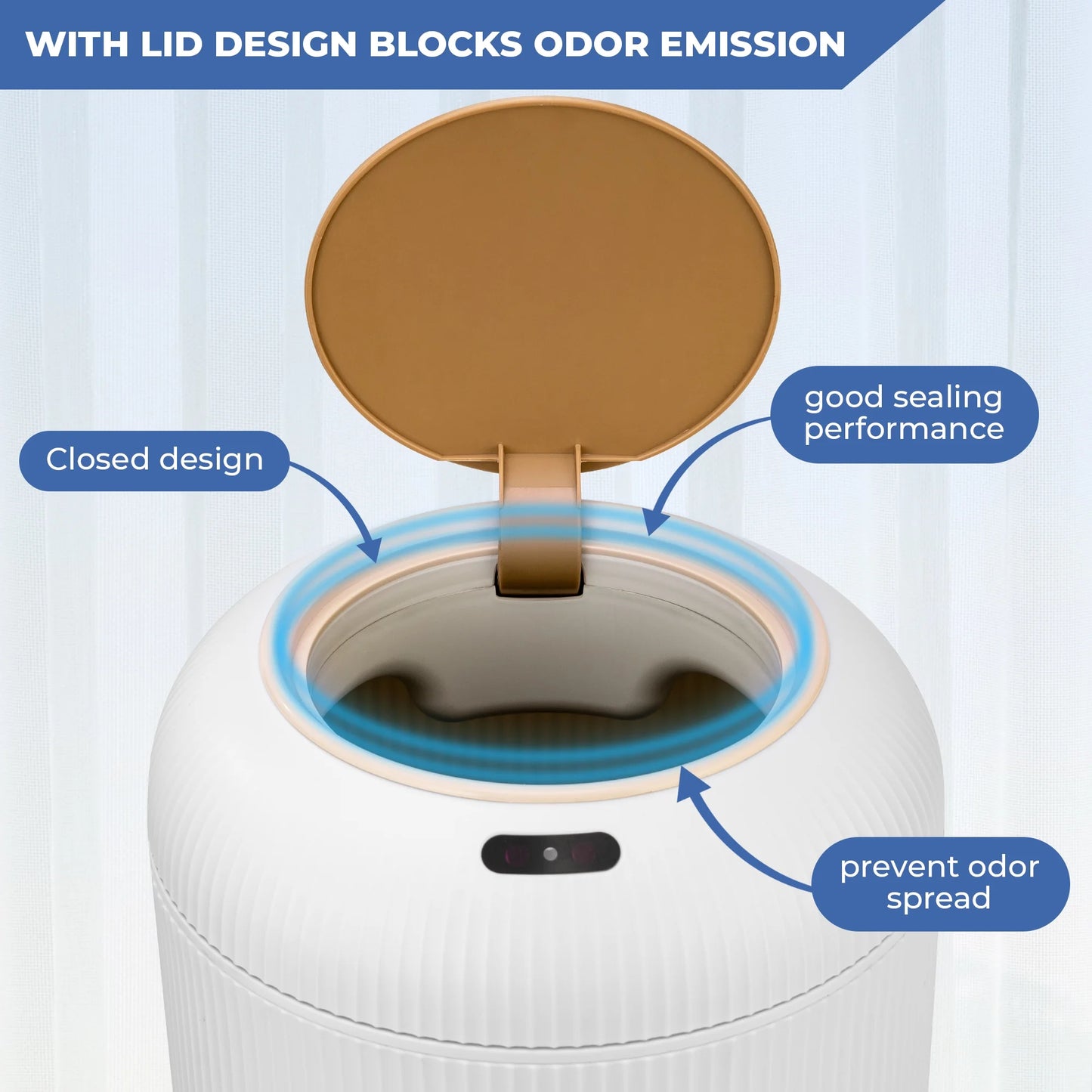 CleanWave Pro: Touchless Motion Sensor Trashcan